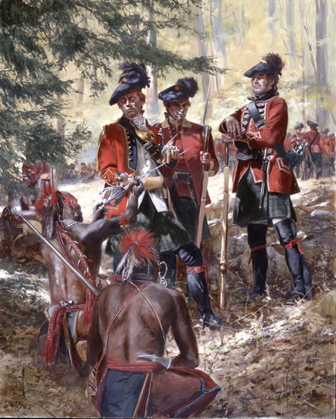 "Broadsword of the Black Watch" Revolutionary War Print by Don Troiani